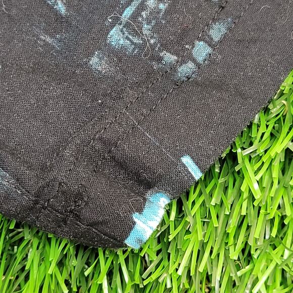 Vintage Joe-Marlin AOP Car Button Shirt Medium 19x28 Black - Picture 9 of 11